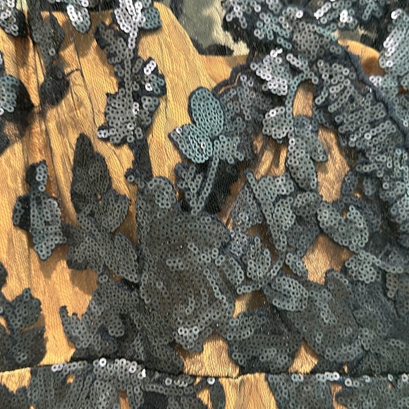 JS collections size 12. Sequins see-through full slip looks like nude! - Picture 2 of 11